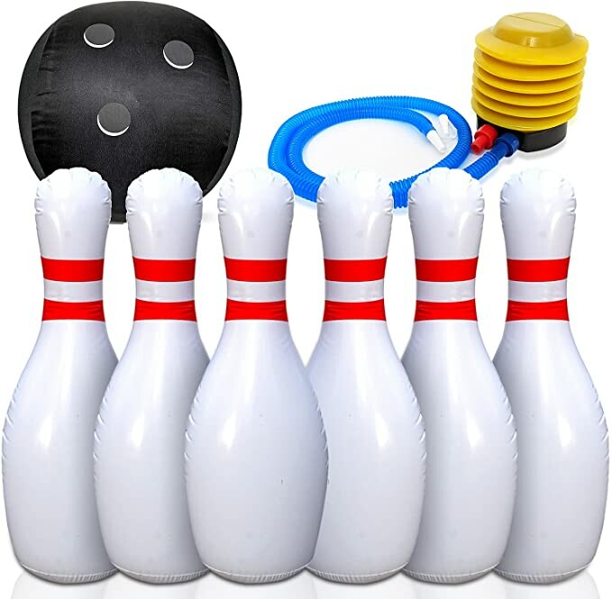 Image of the game: inflatable bowling