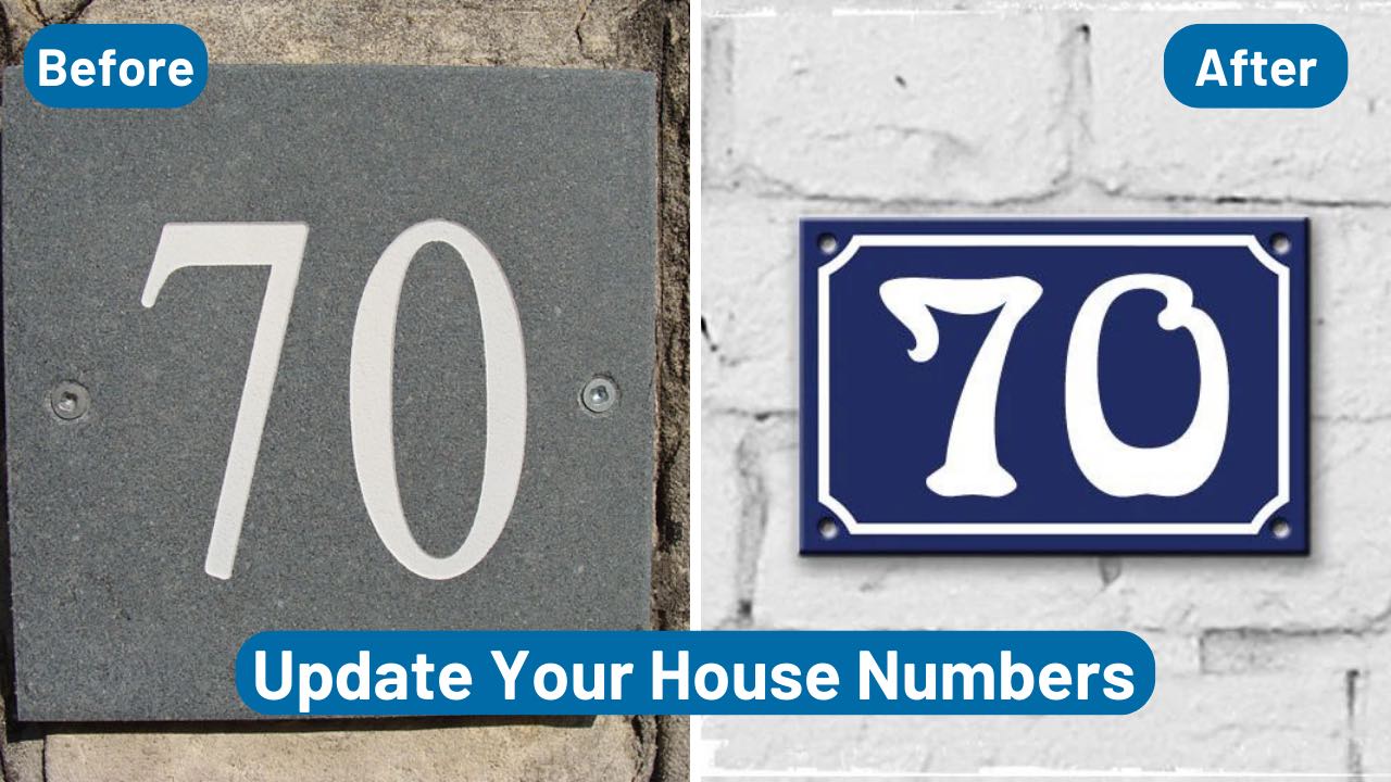 Enhance Your House Numbers